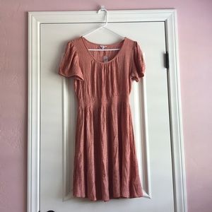 🧡GAP Coral midi dress🤍